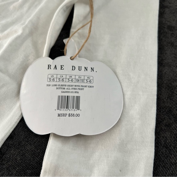 NWT Rae Dunn Boo Crew Outfit Size 5/6 - Picture 5 of 10